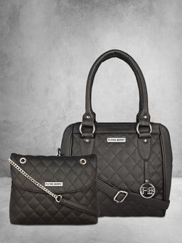 FLYING BERRY - Womens Black Hand Bag Combo Pack of 2